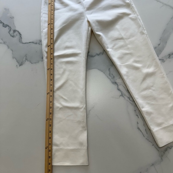 Karen Kane Cream side zip ankle pants, size 6 - Picture 4 of 5